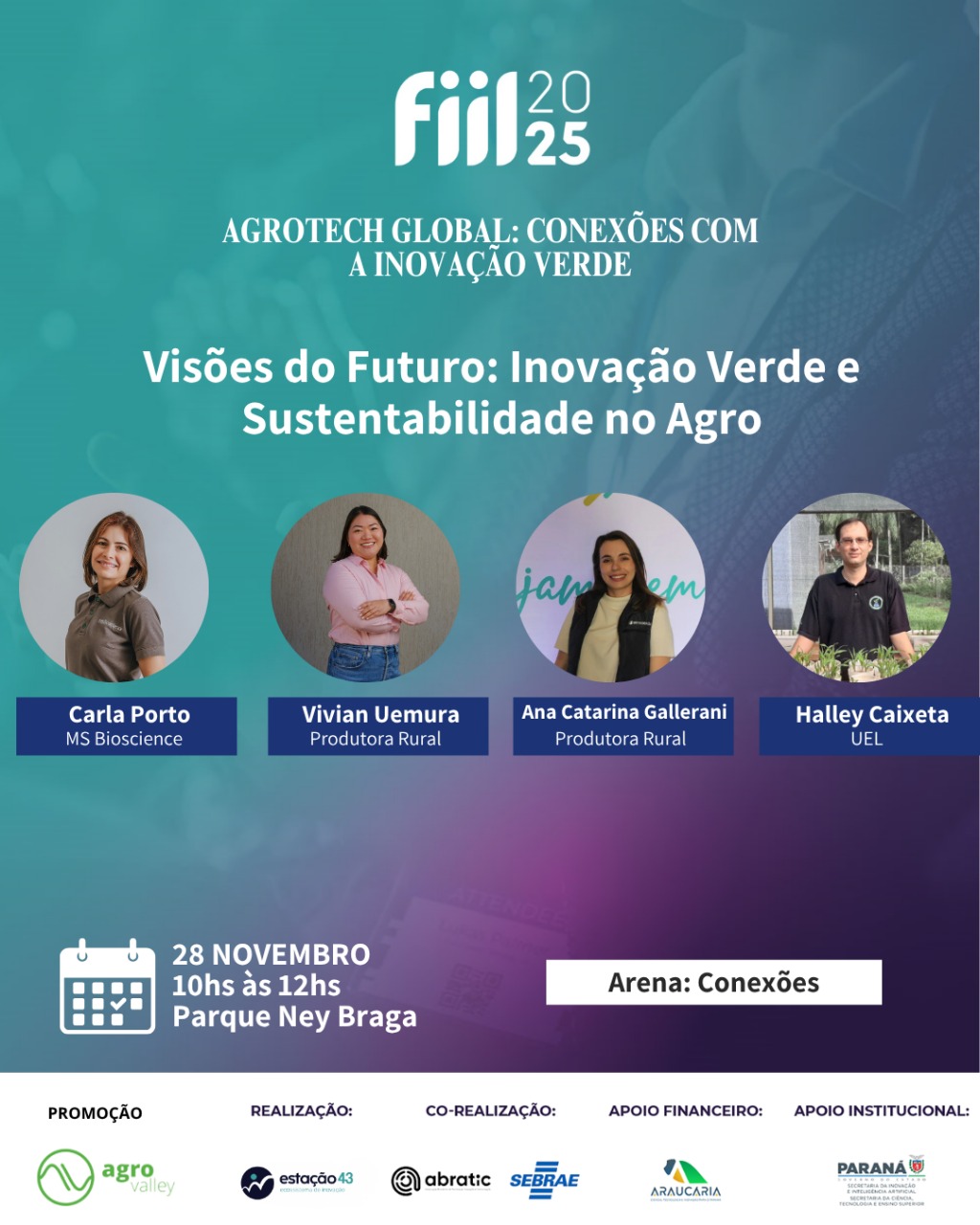 Painel: Visões do Futuro — Inovação Verde e Sustentabilidade no Agro
