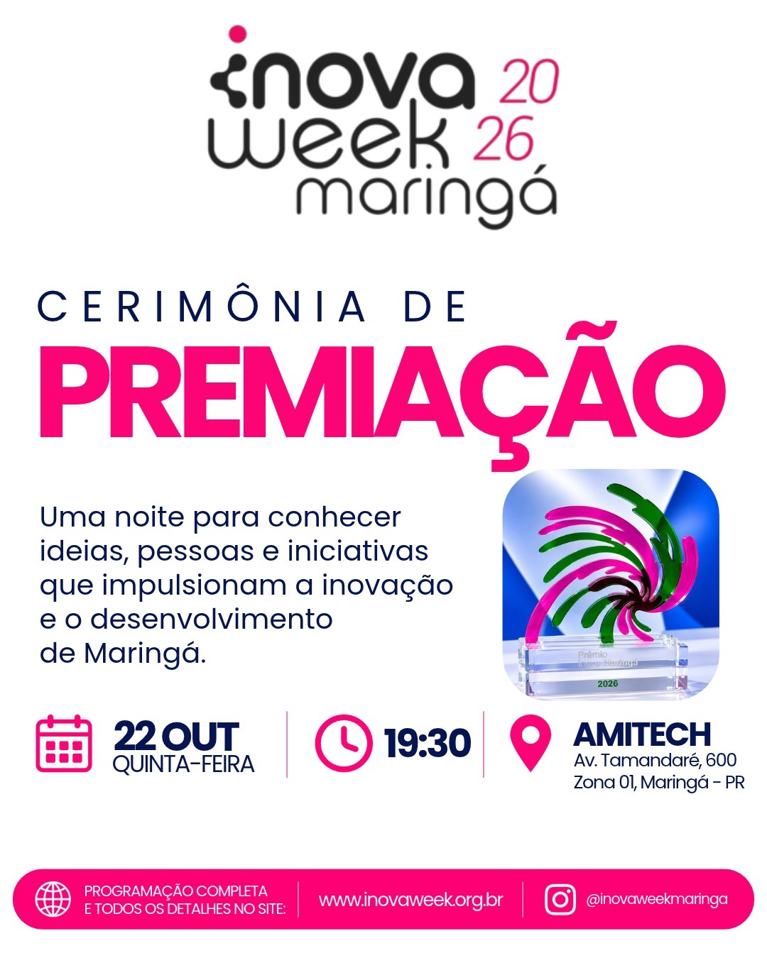 Vamos celebrar a inovação em Maringá?