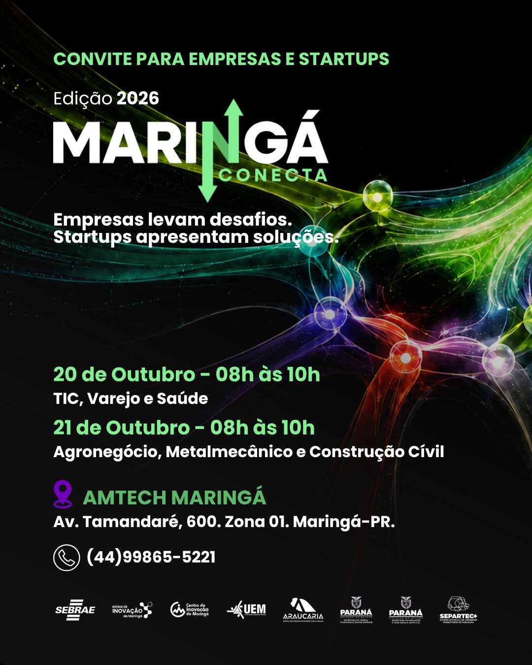 Maringá Conecta | Conecte desafios a soluções inovadoras